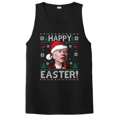 Funny Joe Biden Christmas Happy Easter Ugly Sweater Xmas Great Gift PosiCharge Competitor Tank