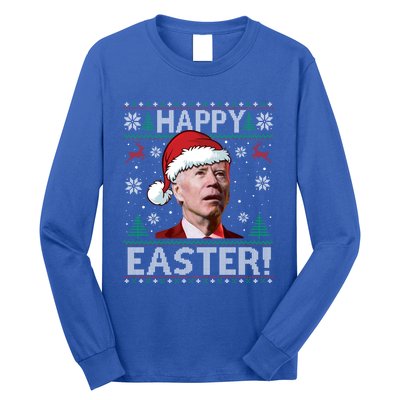 Funny Joe Biden Christmas Happy Easter Ugly Sweater Xmas Great Gift Long Sleeve Shirt