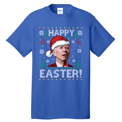 Funny Joe Biden Christmas Happy Easter Ugly Sweater Xmas Great Gift Tall T-Shirt