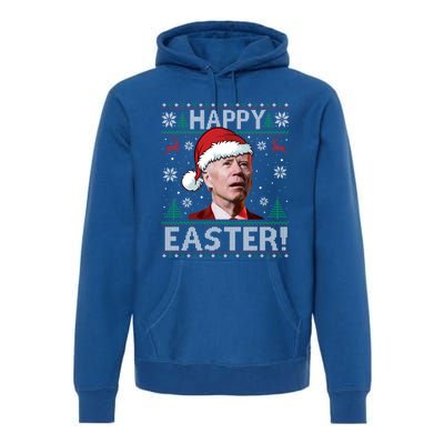 Funny Joe Biden Christmas Happy Easter Ugly Sweater Xmas Great Gift Premium Hoodie