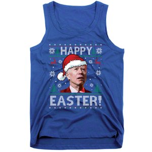 Funny Joe Biden Christmas Happy Easter Ugly Sweater Xmas Great Gift Tank Top