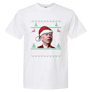 Funny Joe Biden Christmas Happy Easter Ugly Sweater Xmas Great Gift Garment-Dyed Heavyweight T-Shirt