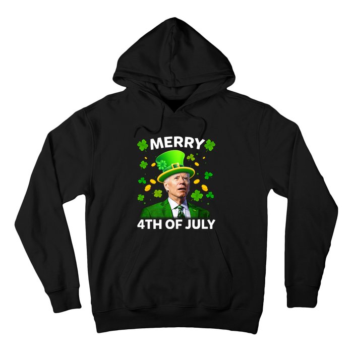 Funny Joe Biden St Patricks Day Merry 4th Of July Hoodie