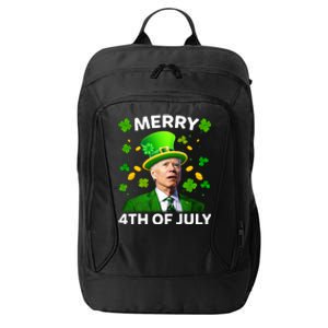 Funny Joe Biden St Patricks Day Merry 4th Of July City Backpack