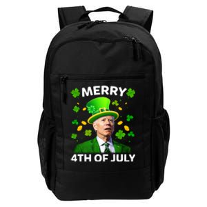 Funny Joe Biden St Patricks Day Merry 4th Of July Daily Commute Backpack