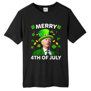 Funny Joe Biden St Patricks Day Merry 4th Of July Tall Fusion ChromaSoft Performance T-Shirt