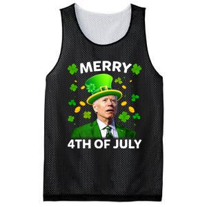 Funny Joe Biden St Patricks Day Merry 4th Of July Mesh Reversible Basketball Jersey Tank