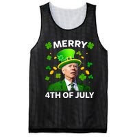 Funny Joe Biden St Patricks Day Merry 4th Of July Mesh Reversible Basketball Jersey Tank