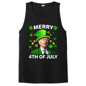 Funny Joe Biden St Patricks Day Merry 4th Of July PosiCharge Competitor Tank