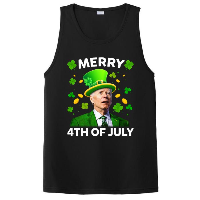 Funny Joe Biden St Patricks Day Merry 4th Of July PosiCharge Competitor Tank