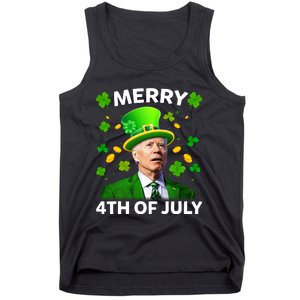 Funny Joe Biden St Patricks Day Merry 4th Of July Tank Top