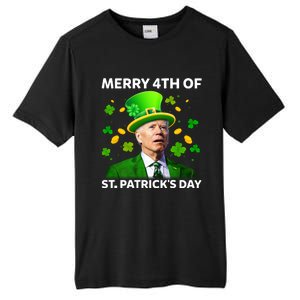 Funny Joe Biden St Patricks Day Merry 4th Of St Patrick's Day Tall Fusion ChromaSoft Performance T-Shirt