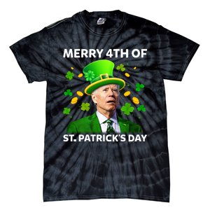 Funny Joe Biden St Patricks Day Merry 4th Of St Patrick's Day Tie-Dye T-Shirt