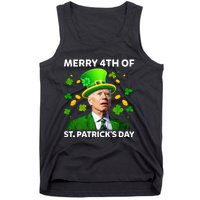 Funny Joe Biden St Patricks Day Merry 4th Of St Patrick's Day Tank Top