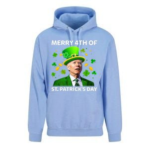 Funny Joe Biden St Patricks Day Merry 4th Of St Patrick's Day Unisex Surf Hoodie