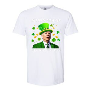 Funny Joe Biden St Patricks Day Merry 4th Of St Patrick's Day Softstyle CVC T-Shirt