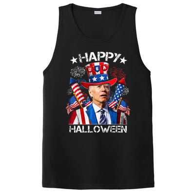 Funny Joe Biden 4th Of July Happy Halloween Firework PosiCharge Competitor Tank