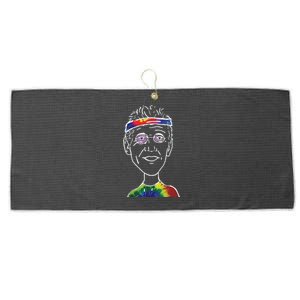 Funny Jay Bilas Bill Walton On The Black Cute Large Microfiber Waffle Golf Towel