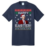 Funny Joe Biden Happy Easter Ugly Christmas Sweater Tall T-Shirt