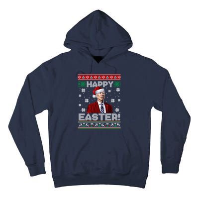 Funny Joe Biden Happy Easter Ugly Christmas Sweater Tall Hoodie