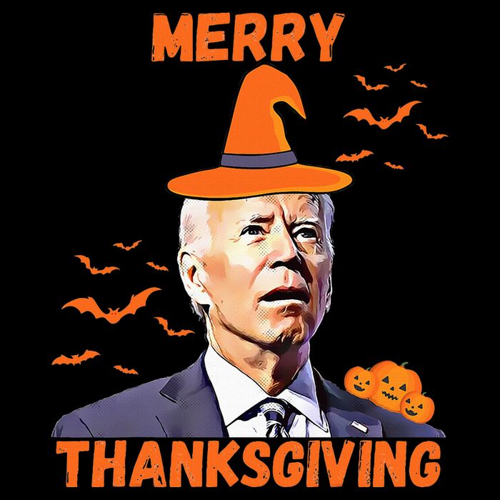 Funny Joe Biden Confused Merry Thanksgiving Happy Halloween Wool Snapback Cap