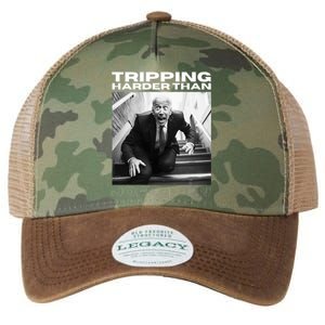 Funny Joe Biden Tripping Harder Than Joe Biden Legacy Tie Dye Trucker Hat