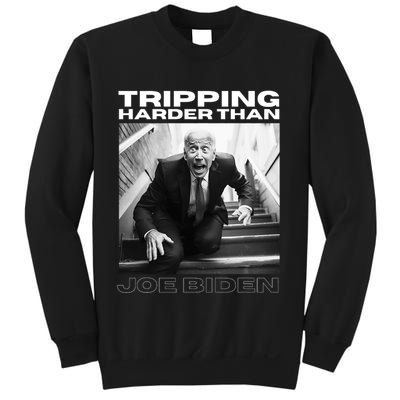 Funny Joe Biden Tripping Harder Than Joe Biden Sweatshirt