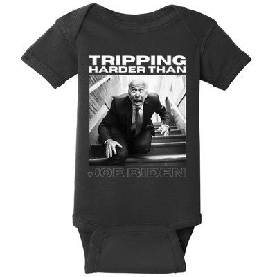 Funny Joe Biden Tripping Harder Than Joe Biden Baby Bodysuit