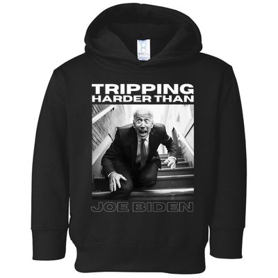 Funny Joe Biden Tripping Harder Than Joe Biden Toddler Hoodie