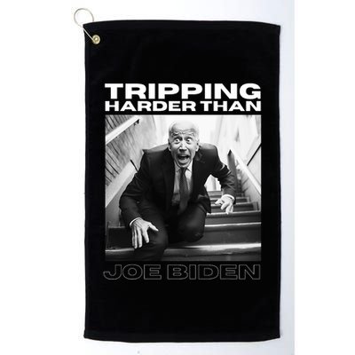 Funny Joe Biden Tripping Harder Than Joe Biden Golf Towel