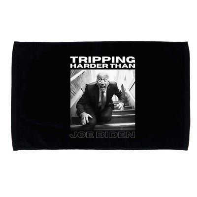 Funny Joe Biden Tripping Harder Than Joe Biden Microfiber Hand Towel