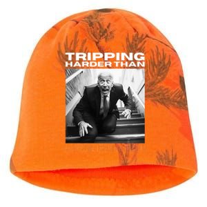 Funny Joe Biden Tripping Harder Than Joe Biden Kati - Camo Knit Beanie