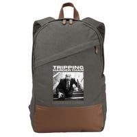 Funny Joe Biden Tripping Harder Than Joe Biden Cotton Canvas Backpack
