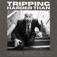 Funny Joe Biden Tripping Harder Than Joe Biden Cotton Canvas Backpack