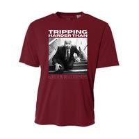 Funny Joe Biden Tripping Harder Than Joe Biden Youth Performance Sprint T-Shirt
