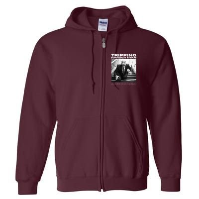 Funny Joe Biden Tripping Harder Than Joe Biden Full Zip Hoodie