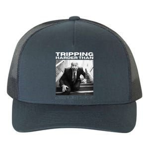 Funny Joe Biden Tripping Harder Than Joe Biden Yupoong Adult 5-Panel Trucker Hat