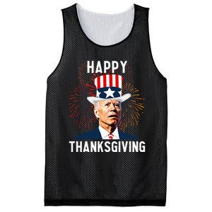 Funny Joe Biden Thanksgiving For Fourth Of July Mesh Reversible Basketball Jersey Tank