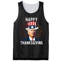 Funny Joe Biden Thanksgiving For Fourth Of July Mesh Reversible Basketball Jersey Tank