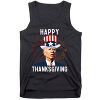 Funny Joe Biden Thanksgiving For Fourth Of July Tank Top