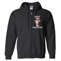 Funny Joe Biden Thanksgiving For Fourth Of July Full Zip Hoodie