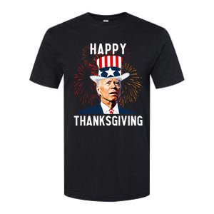 Funny Joe Biden Thanksgiving For Fourth Of July Softstyle CVC T-Shirt