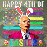 Funny Joe Biden Confused Merry 4th Of Easter Day Legacy Tie Dye Trucker Hat
