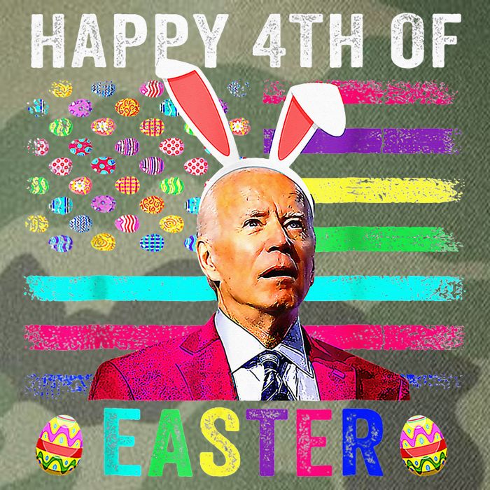 Funny Joe Biden Confused Merry 4th Of Easter Day Legacy Tie Dye Trucker Hat