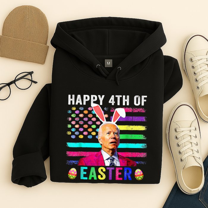 Funny Joe Biden Confused Merry 4th Of Easter Day Hoodie