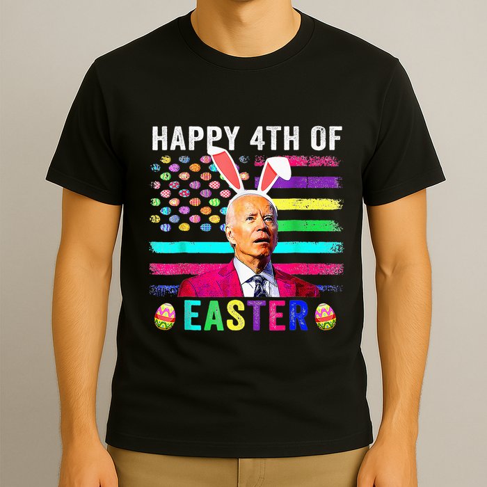 Funny Joe Biden Confused Merry 4th Of Easter Day T-Shirt