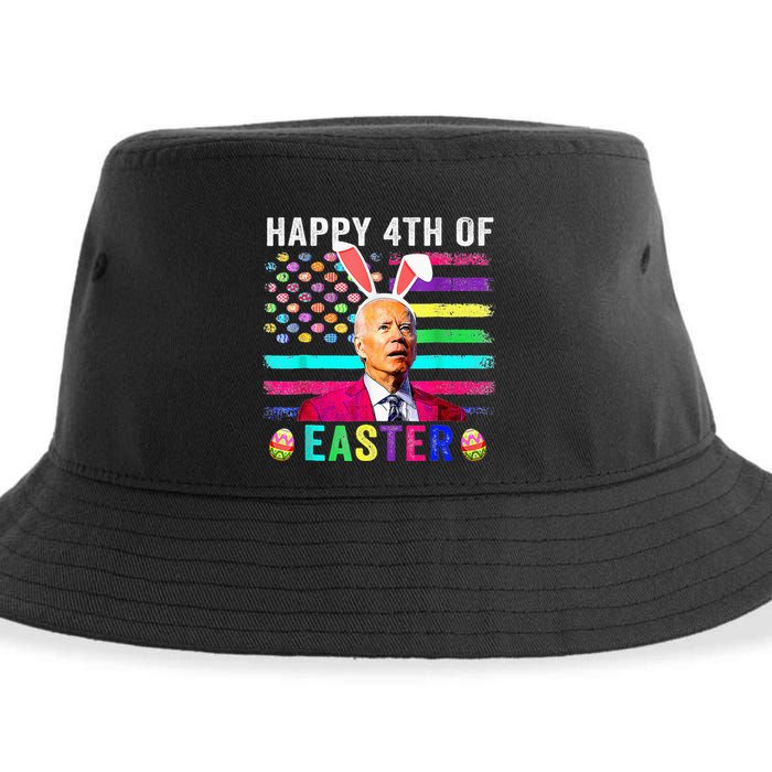 Funny Joe Biden Confused Merry 4th Of Easter Day Sustainable Bucket Hat