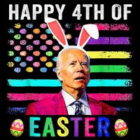 Funny Joe Biden Confused Merry 4th Of Easter Day Magnet