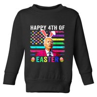 Funny Joe Biden Confused Merry 4th Of Easter Day Toddler Sweatshirt