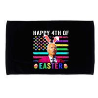 Funny Joe Biden Confused Merry 4th Of Easter Day Microfiber Hand Towel